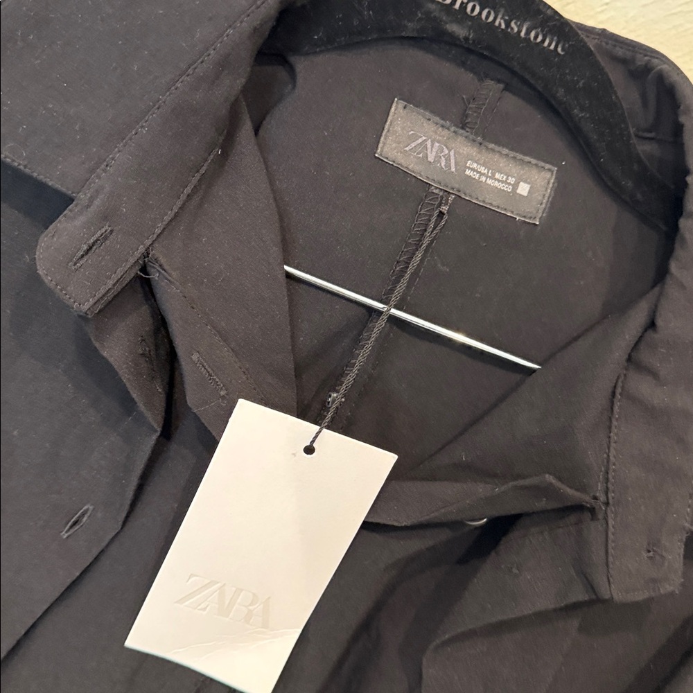 NEW Zara Button Down Shirt - Picture 3 of 6